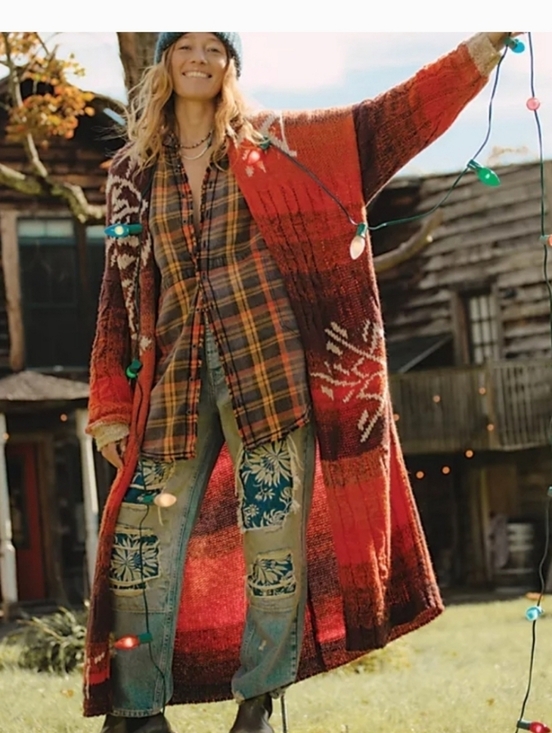 Free People Tops - We The Free People Summer Daydream Plaid Oversized Flannel Shirt In Grunge